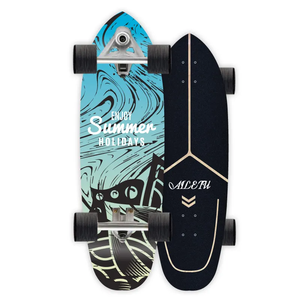 Patineta <span class=keywords><strong>GuanChen</strong></span> Snake Board de 7 Capas de Madera de Arce con Ejes de Aleación, Impresión UV Personalizada, Profesional, de Cuatro Ruedas, 32in*9.5in, Venta al Por Mayor - Product Image 1