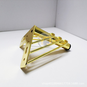 YIJUN Furniture Leg Gold Aluminum Alloy Heavy Duty Modern Minimalist Luxury Cabinet Support Foot - Product Image 5