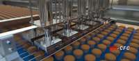 Ligne de production automatique de boulangerie en acier inoxydable HG, équipement de fabrication de mini-gâteaux, machine à snacks