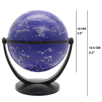 Globo Terráqueo de Plástico de Alta Calidad, Estilo Europeo, Adorno de Escritorio para la Enseñanza de Geografía, Venta al por Mayor