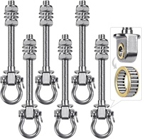Émerillons de suspension en acier inoxydable électro-poli pour hamac de véranda, yoga, yacht, bateau, accessoires de quincaillerie marine 175 mm
