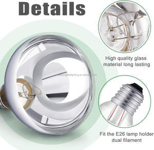 100 Вт 150 Вт 250 Вт белый цвет утолщенная тепловая лампа куриная свинья овца Водонепроницаемая Взрывозащищенная нагревательная лампа - Product Image 4