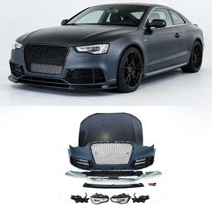Kit de carrosserie de pare-chocs avant avec deux phares, kits de carrosserie de haute qualité pour Audi <span class=keywords><strong>A5</strong></span> S5 09-11 <span class=keywords><strong>B8</strong></span>, mise à niveau vers le style RS5 B9 12-16 - Product Image 6