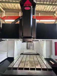 Centro de Mecanizado CNC 2218CNC de Tipo <span class=keywords><strong>P</strong></span>órtico, Equipo Industrial de Alta Resistencia con Mesa de Trabajo Grande para Fresado, Taladrado y Roscado para Procesamiento de Metales - Product Image 2