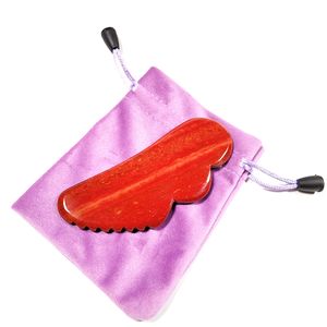 HZ Suministro directo aparatos de terapia de masaje ala dentada Mookaite jaspe guastone raspado gua sha tablero - Product Image 5