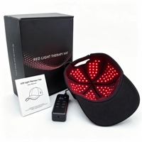 Gorro de Terapia Capilar con 142 LED de Luz Roja, Gorro de Fototerapia Portátil, Tratamiento para el Cuero Cabelludo, Dispositivo de Belleza Casero Contra la Caída del Cabello