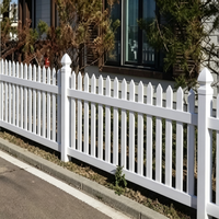 Clôture de jardin et de piscine durable, écologique, en PVC, avec revêtement anti-UV, style luxueux et respectueux de l'environnement