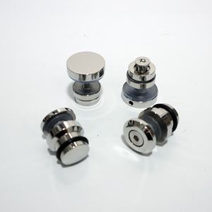 Современная нержавеющая сталь, стеклянная раздвижная дверь, комплект оборудования, прочные аксессуары для ванной комнаты, винт, прямая Заводская - Product Image 4