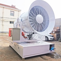 40m Grande surface de pulvérisation Distance Cannon brumisation Industrial Mining Dust Suppression Water Mist Fog Cannon
