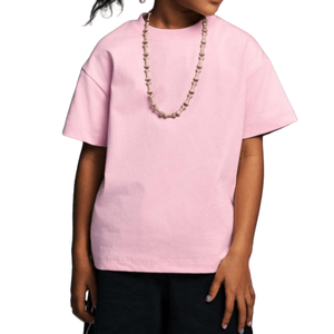 Maglietta personalizzata per bambini con logo per bambini 26.69% in cotone 73.31% da 230gsm tessuto fresco sfuso all'estero girocollo per bambini t-shirt Blanc <span class=keywords><strong>Manga</strong></span> - Product Image 1