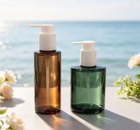Bouteille PET 120 ml de haute qualité avec pompe, logo et couleur personnalisés pour shampoing, gel douche, savon pour les mains et soins capillaires – Vente en gros