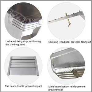 Antaiheye CR-002 1.6T, jalur muatan listrik hidrolik aluminium perak untuk truk Dok kontainer mobil jembatan penggunaan sepeda motor - Product Image 2