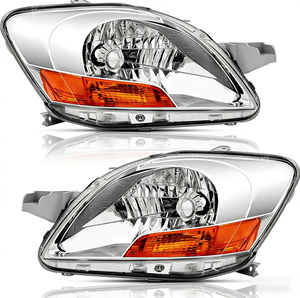 Conjunto de Faro Delantero Compatible con <span class=keywords><strong>Toyota</strong></span> VIOS/<span class=keywords><strong>YARIS</strong></span> 2007-2011, Suministro de Fábrica de Autopartes - Blanco - Product Image 3