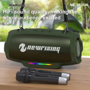 Micrófono Inalámbrico Potente NR8833 de 2 Micrófonos y 20 W con Altavoz Bluetooth de 3000 mAh, Portátil para Karaoke, Ideal para Niños, Reuniones Familiares y Actividades al Aire Libre - Product Image 5