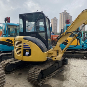 Гусеничный экскаватор Komatsu PC40, 4 тонны, б/у, запчасти двигателя и насоса, 2021 год, экспорт из Японии, оригинальный, ковш 0.09 м, 21.4 кВт, грейфер, 4000 кг, для видео - Product Image 5