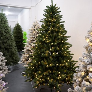 Sapin de Noël en PE 3D pré-éclairé, forme pin, vente chaude, idéal pour la décoration intérieure - Product Image 1