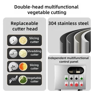 Đa chức năng con lăn Rau cắt rau cắt lưỡi 2025 điện Rau Cube cắt thương mại Slicer - Product Image 5