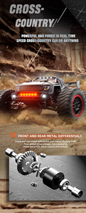 Auto <span class=keywords><strong>RC</strong></span> ZLL SG316 MAX 2.4G 80KM/H, Giocattolo Telecomandato Brushless 4WD, Monster Truck ad Alta Velocità, Auto <span class=keywords><strong>RC</strong></span> Off-Road per <span class=keywords><strong>Drift</strong></span> - Product Image 4
