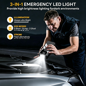 <span class=keywords><strong>Arrancador</strong></span> de Coches Portátil OEM&ODM de 12V con Batería de 6000mAh, Power Bank y Bomba de Aire - Product Image 5