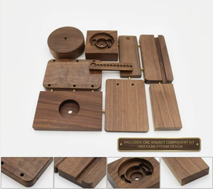 Service de gravure CNC personnalisée sur bois, sculpture 3D, décoration de table en noyer noir massif, art, vente en gros, usine OEM ODM - Product Image 1