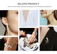 Collier de perles d'eau de mer naturelles Redleaf, perles d'eau douce, perles en vrac
