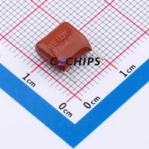 Condensateur à film polypropylène (CBB) W312J104JJ6SP1A0EC, composant traversant (THT), pas de 7,5 mm, 100 nF, 5 %, 630 V - Product Image 1