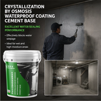 Revêtement imperméabilisant pénétrant à base de ciment auto-scellant haute performance pour fosses à béton, fabriqué en usine