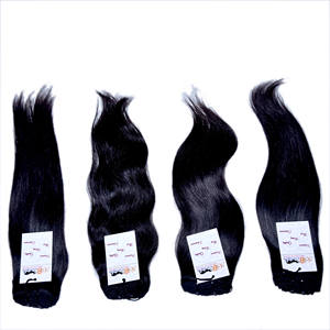 ผมต่อแบบเวอร์จิ้นบราซิลแท้ 100% ขายส่งแบบเป็นมัด ผมแท้จากผู้บริจาคคนเดียว คุณภาพสูงสุด ผมต่อจากวัดอินเดีย - Product Image 5