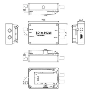 Seetec Convertisseur portable SDI vers <span class=keywords><strong>HDMI</strong></span> Mini convertisseurs de diffusion STH avec filetage standard "1/4-20" - Product Image 6