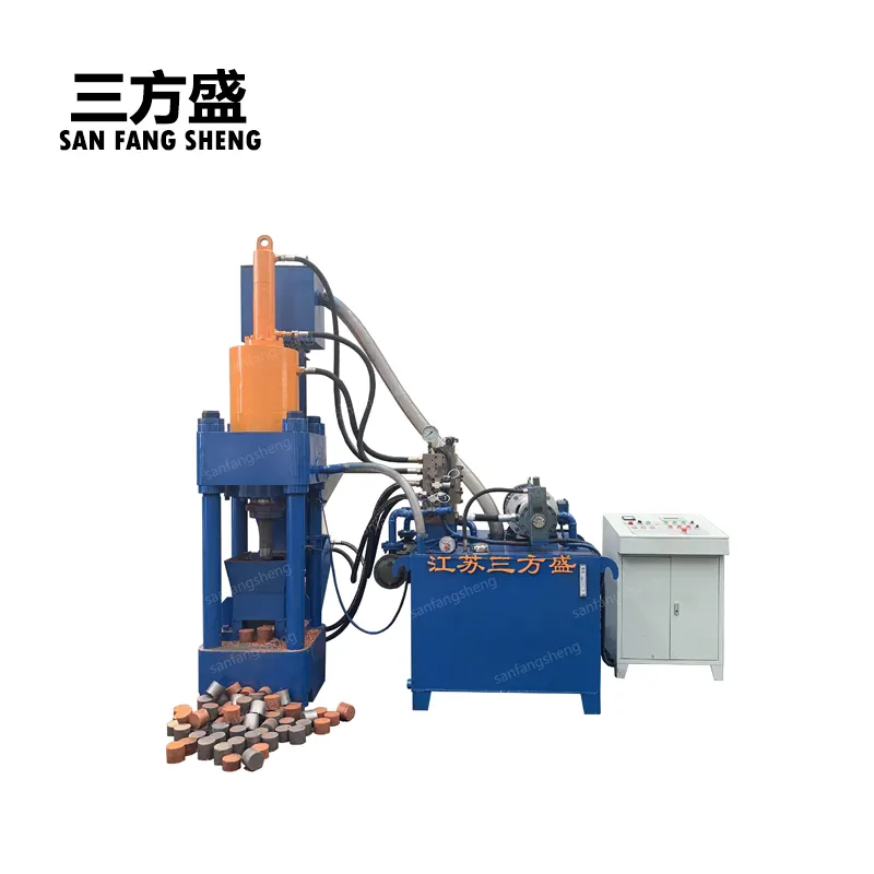 Y83-250 Mesin Press Briquetting Logam Aluminium Baja Kepingan Kepingan Kayu Hidrolik