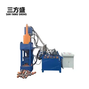 Y83-250 Hydraulic Wood Chips Scrap Copper Aluminum Steel Metal Briquetting Press Machine