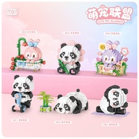 LOZ Chine-Chic Panda géant Blocs de construction Micro perceuse Puzzle à petites particules Modèle couché Jouet décoratif à assembler par Ch
