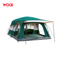 Woqi 공장 직접 판매 킹 사이즈 태양 그림자 방수 캠핑 장비 텐트 야외 활동 glamping