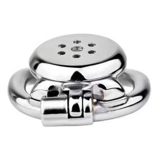 Jaula de Castidad FRRK-3268 con Cilindro Invertido y Llave, Anillos de Acero Inoxidable para Pene, Jaula de Castidad para Hombres, Juguetes Sexuales - Product Image 5