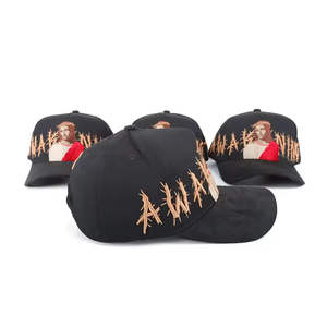 Casquettes 5 panneaux Jésus de haute qualité en gros pour femmes et hommes, casquettes de baseball en daim à visière incurvée, style décontracté, sport, quotidien, respirantes, livraison gratuite - Product Image 1