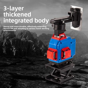 Fabrikant Custom Volautomatische Infrarood <span class=keywords><strong>Laser</strong></span> Niveau Hoge Precisie 12/16 Lijnen Groen Licht Wand & Vloer Nivellering <span class=keywords><strong>Instrument</strong></span> - Product Image 3