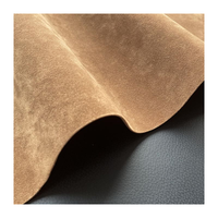 Tissu de velours en peluche Polyester Double face, tissu de flocage en faux cuir pour vêtements et chaussures