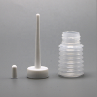 Produits chirurgicaux jetables, bouteille vaginale de 10ml, blanche translucide, Douche vaginale ou gyroscopique avec couvercle, pour femmes