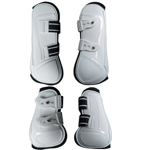 馬用テンドンブーツPUレザー4個入り乗馬ブーツ - Product Image 2