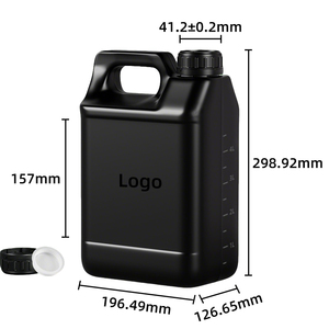 Capacité 30kg recyclable de qualité alimentaire du baril en plastique carré empilable épais 25L pour le stockage des déchets chimiques - Product Image 4
