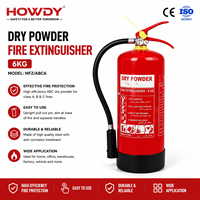 Extincteur à poudre portable d'usine ISO 1/2/4/6/9/12KG pour l'Irak, cylindre d'extinction d'incendie, sécurité incendie, OEM, extincteur 6KG