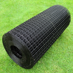 Hardware-Stoff Schwarz Vinyl beschichtetes geschweißtes Draht geflecht 1,5 Zoll x 1,5 Zoll Gitter 16 Gauge Drahtzaun Kaninchen Hühner drahtzaun - Product Image 3
