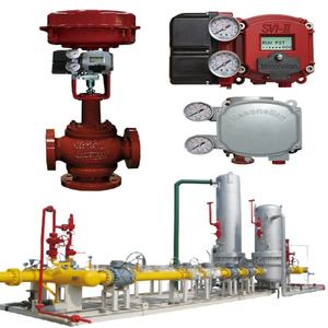 Vanne de régulation de débit Skid Masoneilan Série 80000 3 voies 37/38 Actionneur SVI-2 SVI-3 Positionneur de vanne intelligent Pneumatique à gaz - Product Image 3