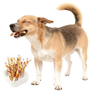 Pal's Delight Healthy Factory, Rollos de Pollo Altos en Proteínas, 5 Pulgadas, Envueltos en Cuero Crudo, Golosinas para Perros, Material de Carne Premium, No Orgánico - Product Image 1