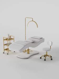 Cama de belleza de alta gama para centro de estética, cama facial de SPA, moderna, curva y de alta calidad - Product Image 2
