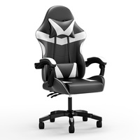Chaise de bureau gaming de haute qualité pour cybercafé, chaise de jeu informatique économique en cuir, chaise de direction confortable pour longues sessions