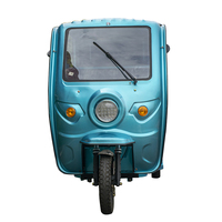 Tricycle électrique pour passagers aux Philippines, 4 places, carrosserie ouverte, Tuktuk Bajaj 1200W, autonomie de 70-90 km