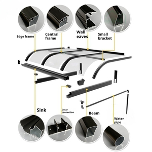 4シーズン引き込み式サンルームバルコニーパティオエンクロージャーモダンカスタマイズアウトドア - Product Image 6