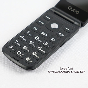 Téléphone portable basique 2G à clapet avec double SIM, clavier pliable, écran TFT 2,4 pouces, touche SOS, OEM, téléphone Linux <span class=keywords><strong>pour</strong></span> seniors, radio FM, MP3 - Product Image 6