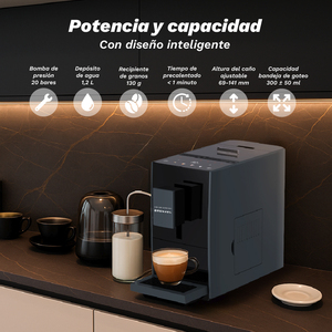 Cafetera Súper Automática Darkcappresso Grunkel, Cafetera Espresso de 20 Bares - Product Image 3